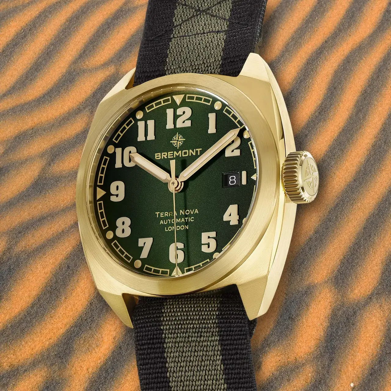Bremont Terra Nova 40,5 mm Fecha Bronce - 4
