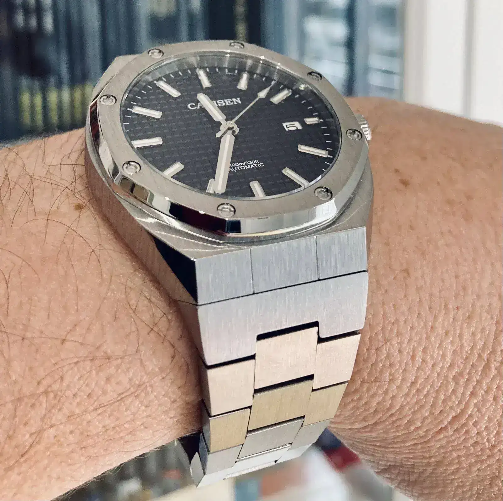 CADISEN Royal Oak Black Grid 42mm. Armis_2.webp