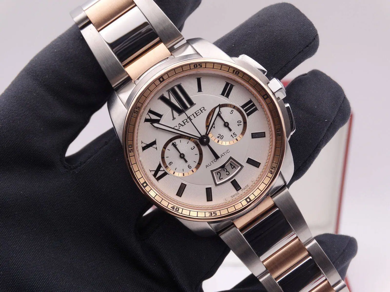 Cartier Calibre de Chronograph Steel & Gold 9320.webp