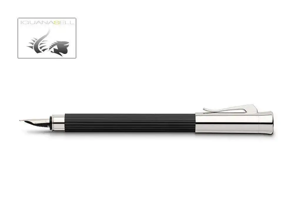 -Castell-Tamitio-Fountain-Pen-Metal-Ribbed-Black-1.webp