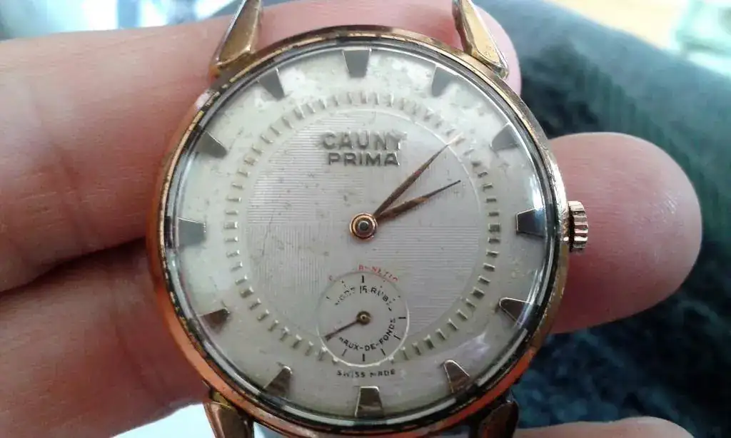 CAUNY PRIMA 15 JEWELS UNITAS 176 REPARAT BARGAS. RELLOTGE.webp