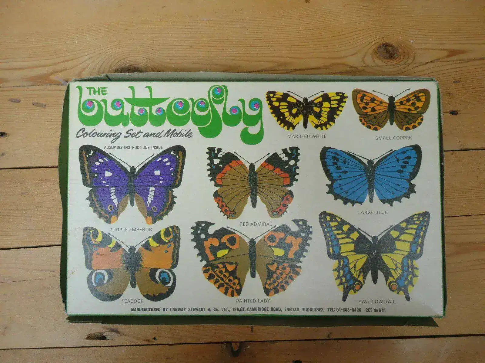 Conway Stewart The Butterfly Colouring Set and Mobile Toy 5.webp