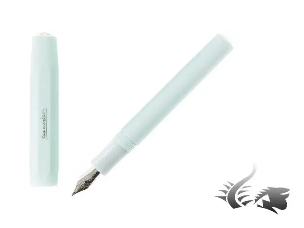 e-Sport-Fountain-Pen-Resin-Mint-Metal-KA-53PLUMA-1.webp
