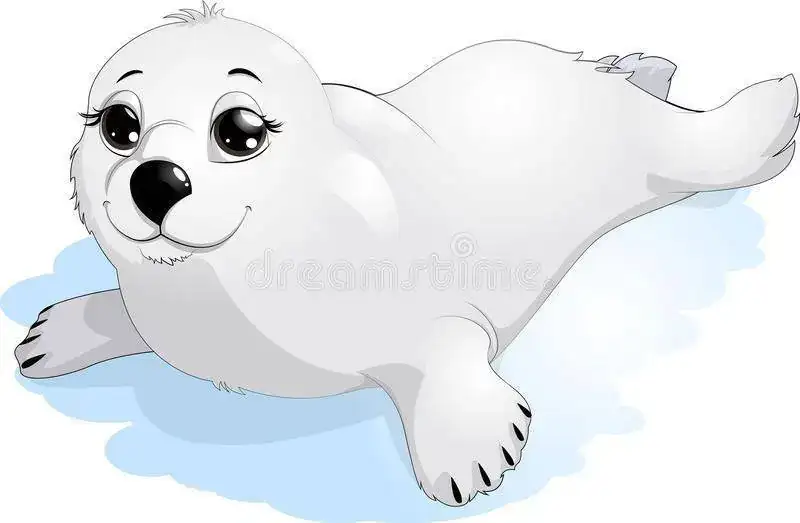 e-white-seal-against-snow-who-lies-smiles-36939363.webp