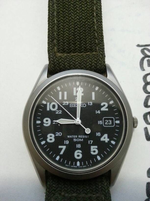 Seiko 7N42-8070 / aspecto militar | Relojes Especiales, EL foro de relojes