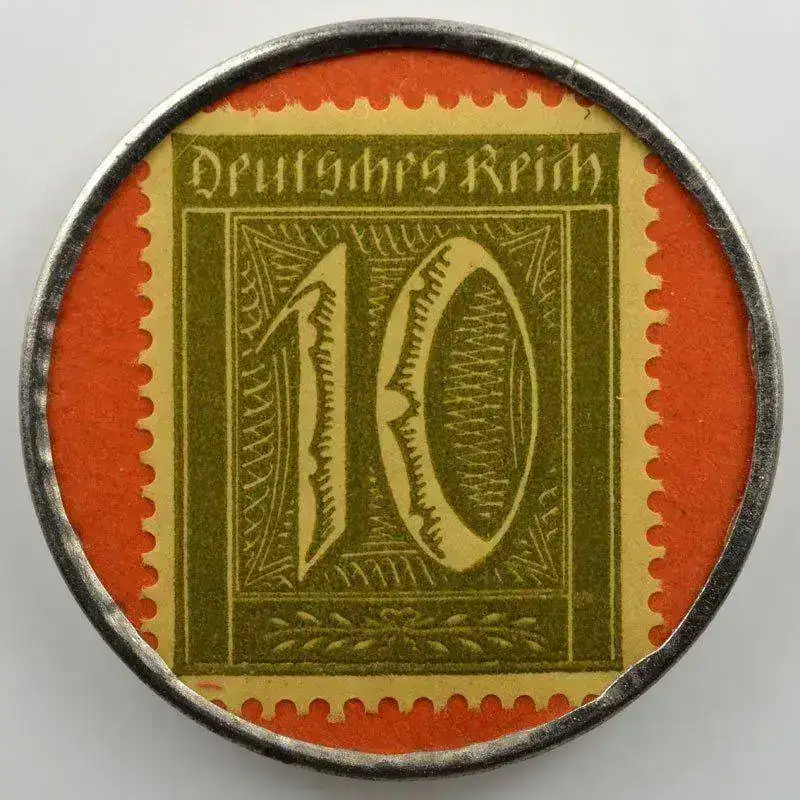 encased-postage-germany-10-pf-vert-orange-schreibe-mit-pelikan-tinte-sup_24676r.webp