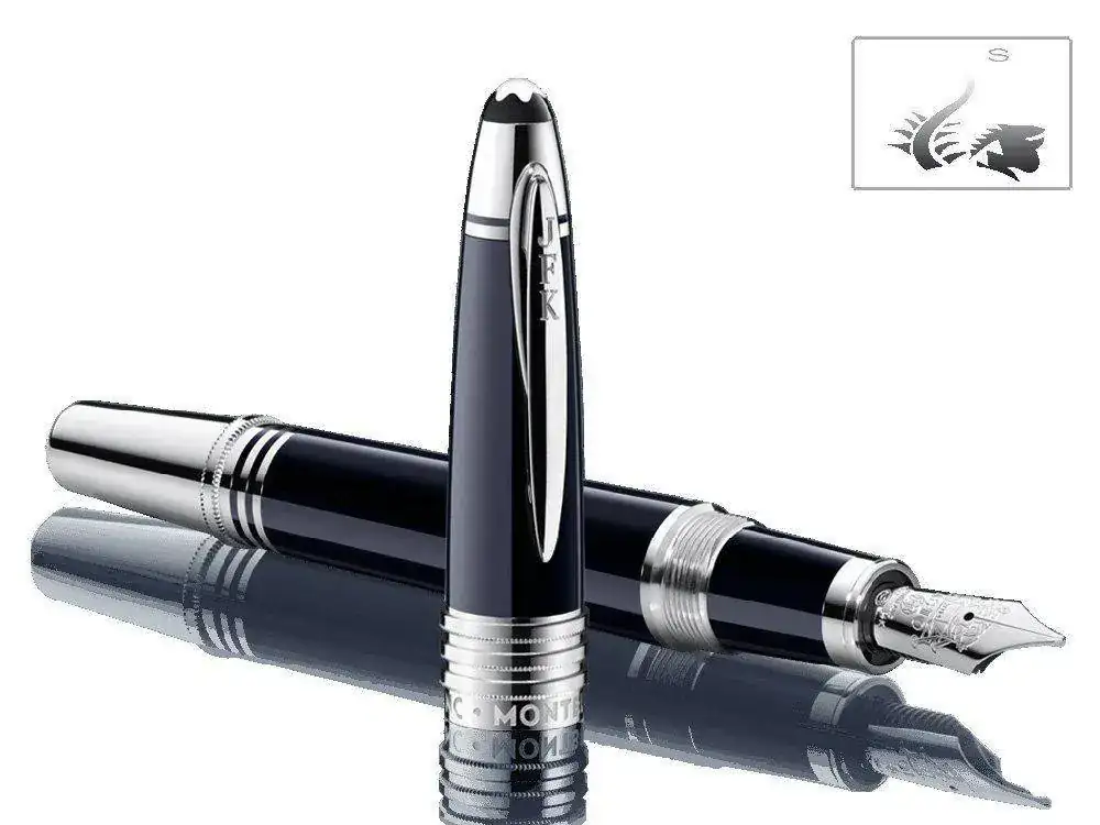 ennedy-Fountain-Pen-Precious-resine-Platinum-JFK-1.webp