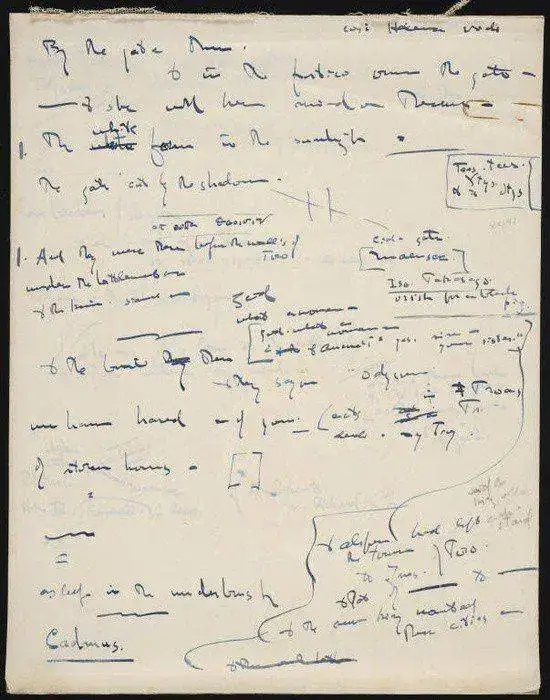 Ezra Pound notebook page.webp