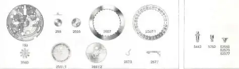 Felsa 4009 watch date spare parts