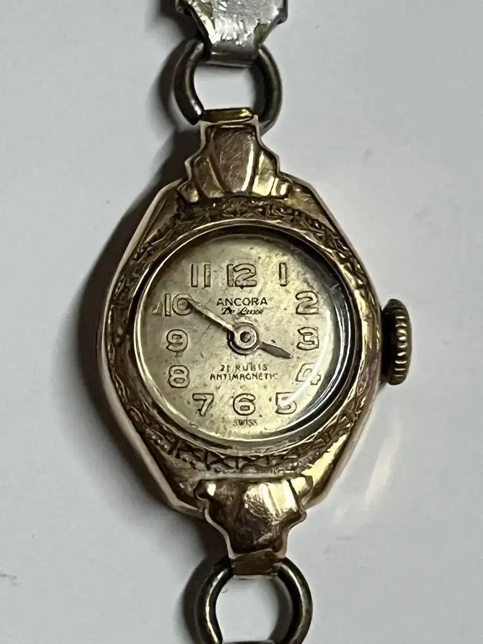 Montre Automatique Vintage ARDATH-BIDYNATOR-ANCORA - 21 Rubis, Boîtier Acier - Occasion