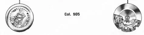FHF Font 905 watch movements