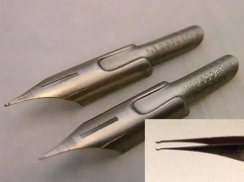 Foto 3 Plumilla con punto convexo creado por estampación.webp