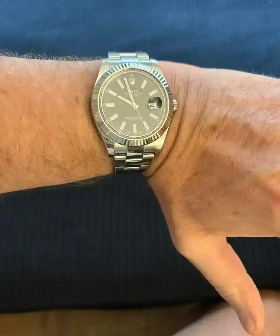 Foto en muñeca Rolex 116334.webp