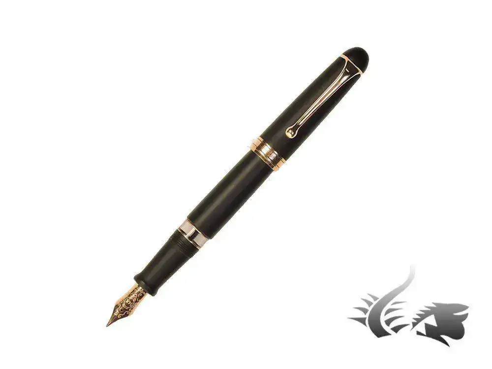 -Fountain-Pen-Black-Resin-Rose-Gold-Trim-809-PN--1.webp