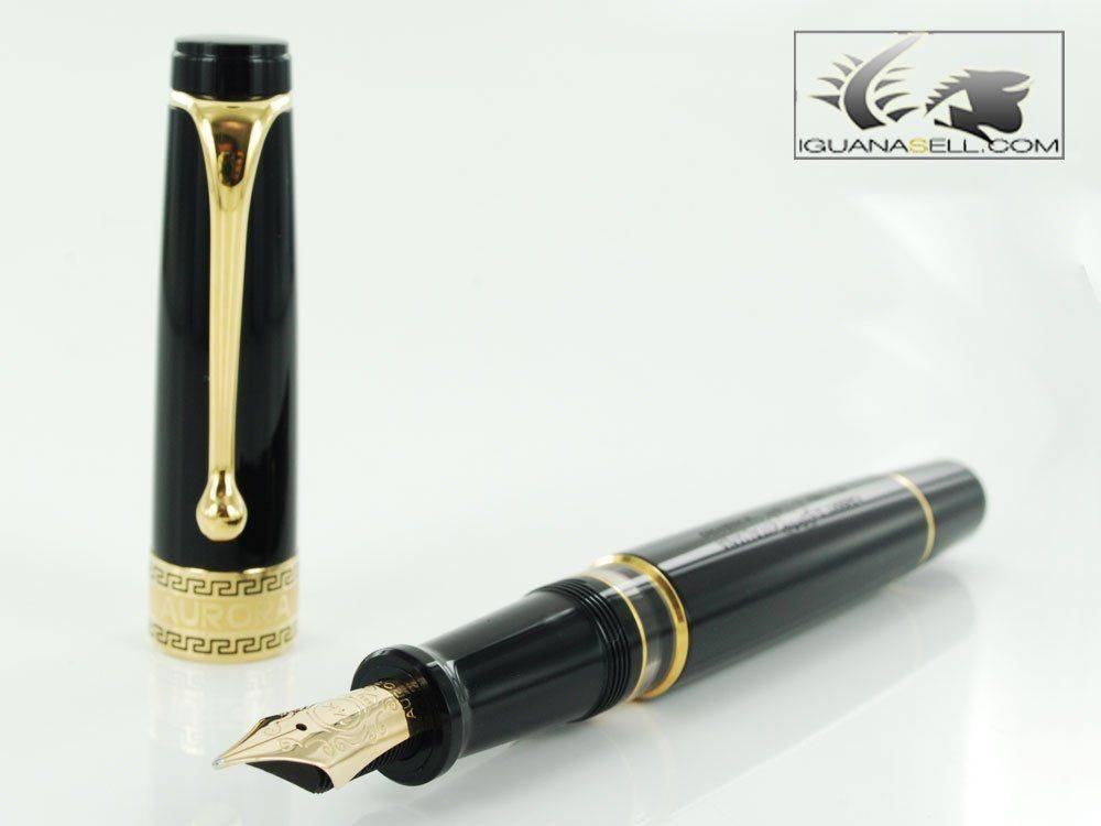 Fountain-Pen-Optima-Black-Resin-&-Gold-Nib-997NM-1.jpg