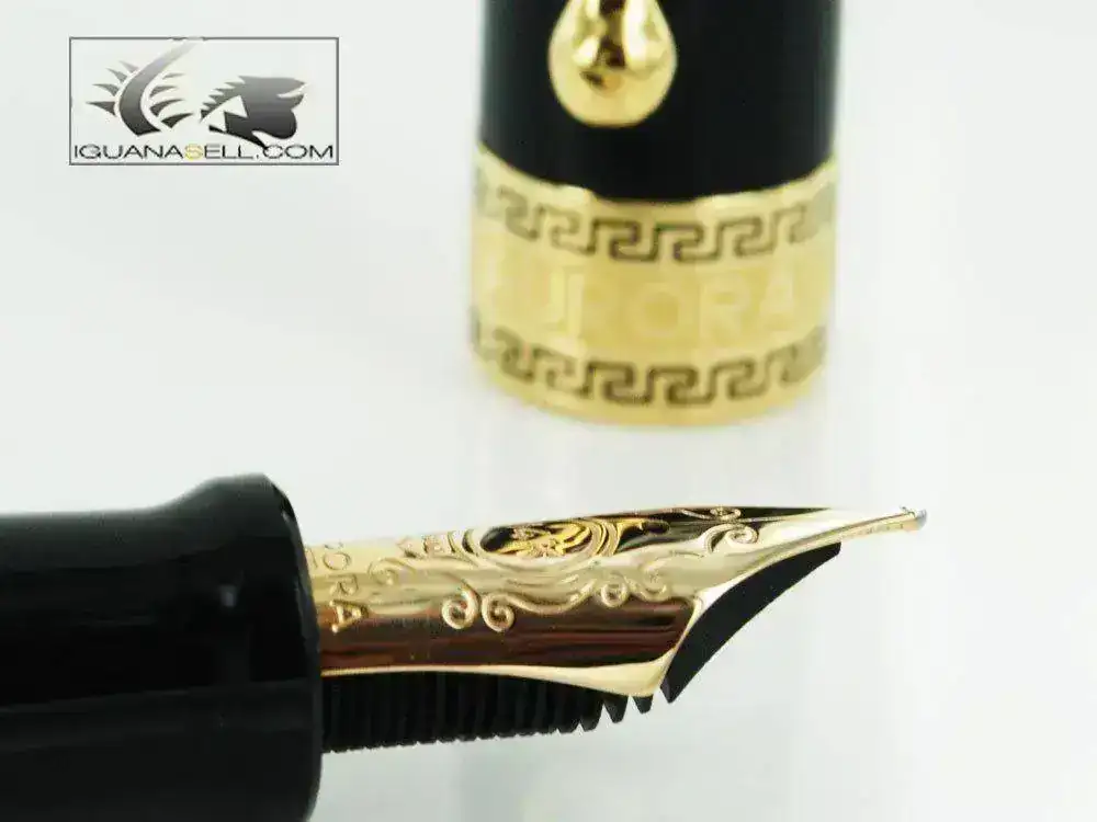 Fountain-Pen-Optima-Black-Resin-&-Gold-Nib-997NM-5.webp