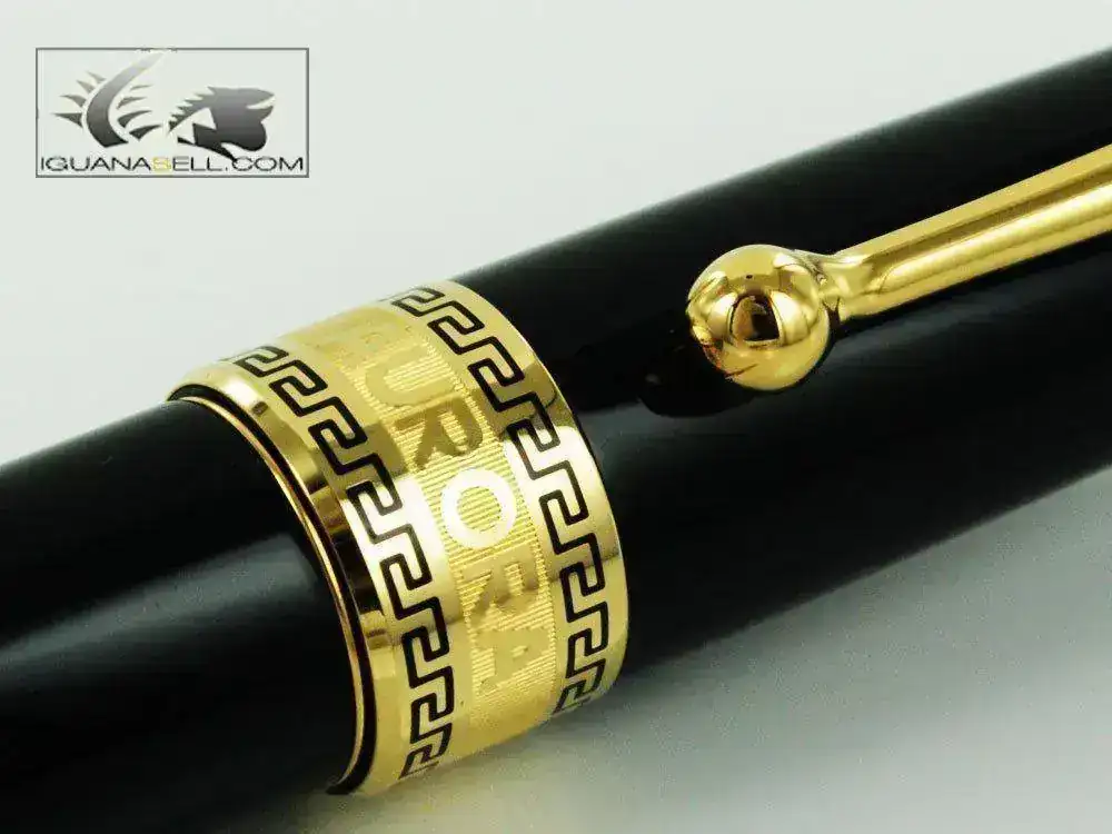 Fountain-Pen-Optima-Black-Resin-&-Gold-Nib-997NM-6.webp