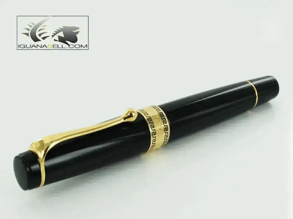 Fountain-Pen-Optima-Black-Resin-&-Gold-Nib-997NM-9.webp