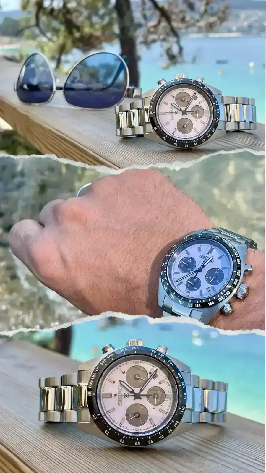 Gris Foto Collage Monocromático Papel Rasgado Historia de Instagram.webp