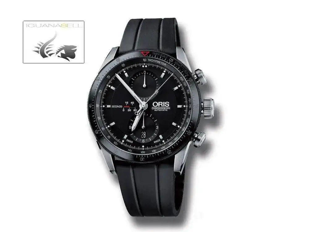 GT-Chronograph-Watch-Oris-674-Black-Rubber-strap-1.webp