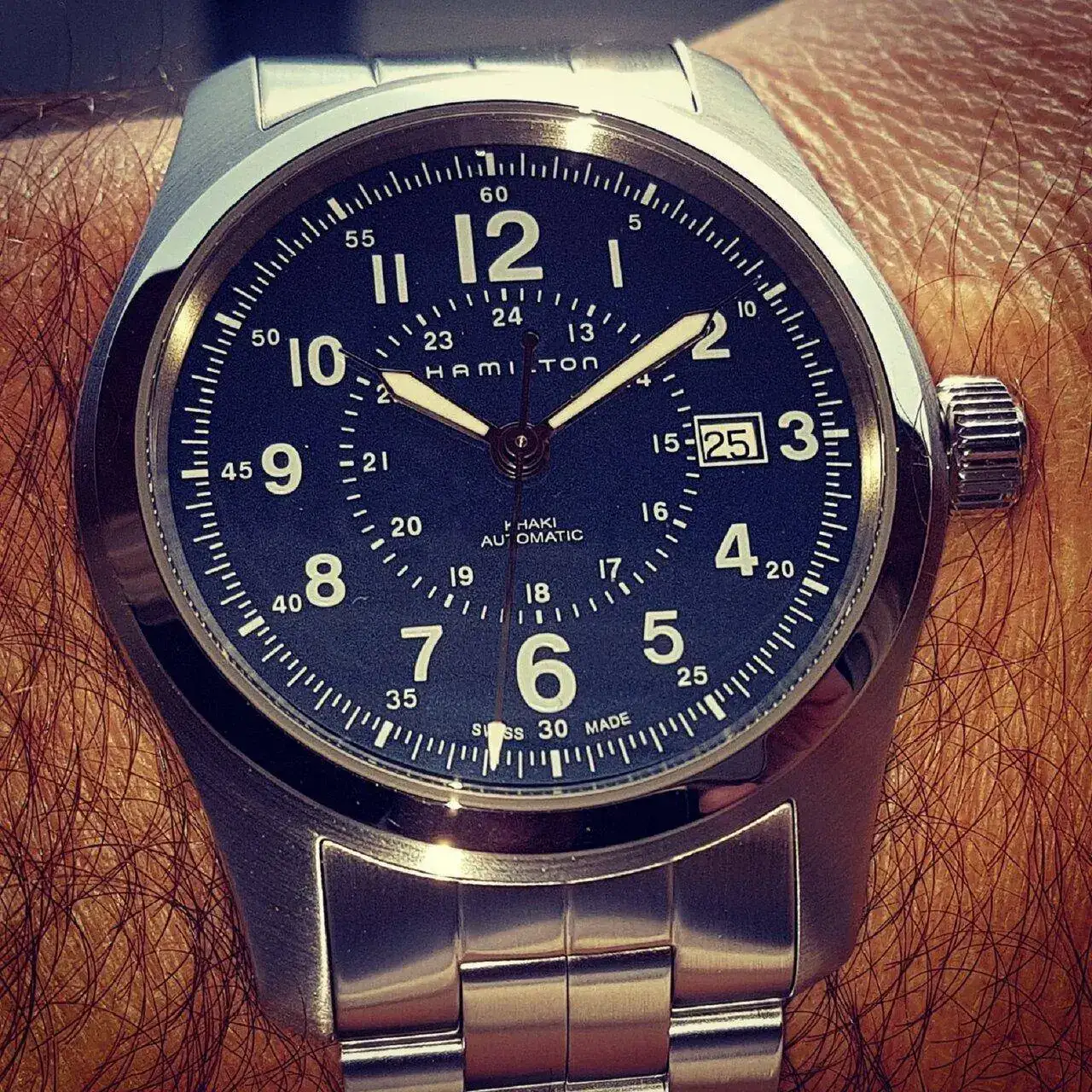 Hamilton Khaki Field Auto 42 mm 100M Blue Dial Bracelet #H70605143 (2).jpg