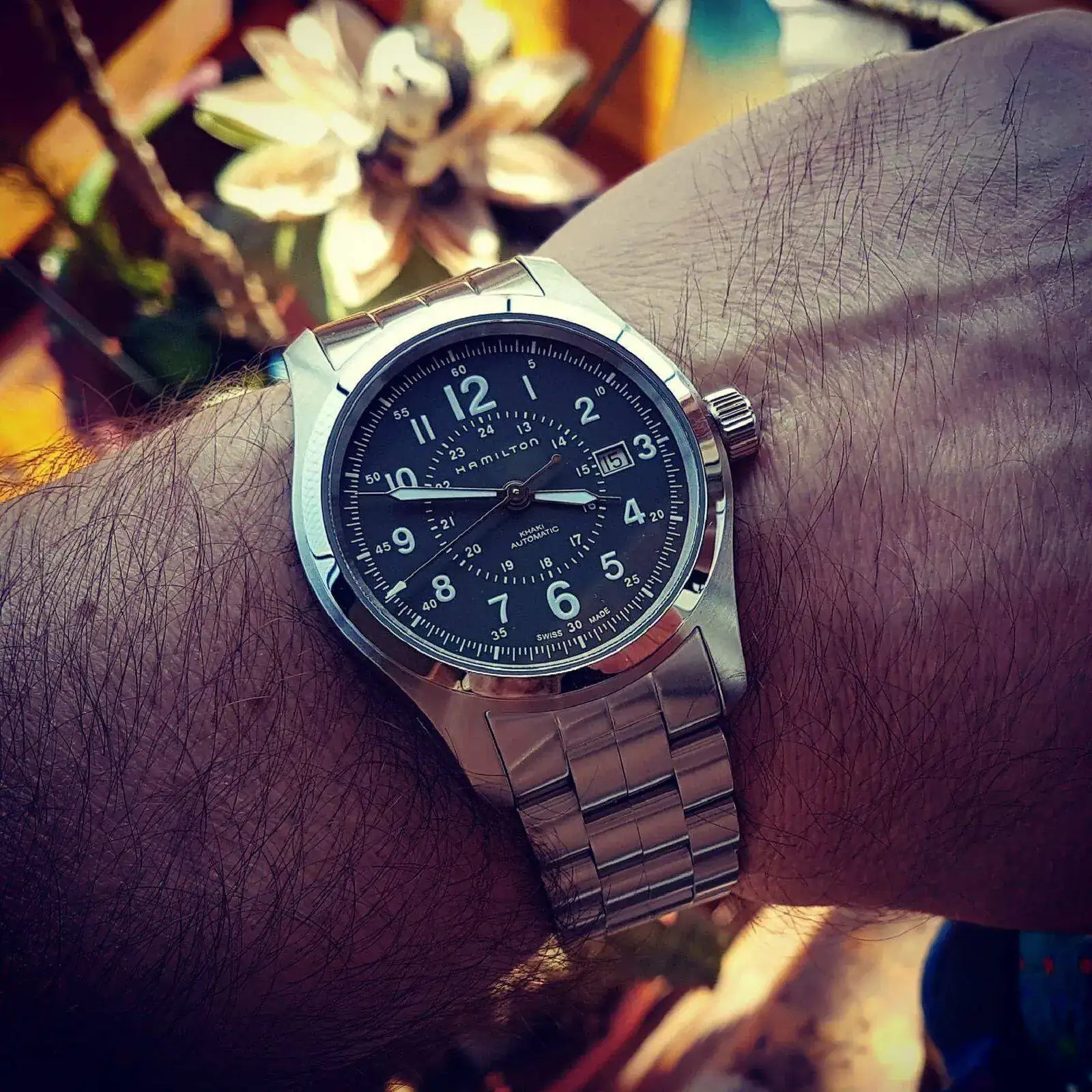 Hamilton Khaki Field Auto 42mm 100M Green Dial Cal. H10 Ref. H70605163 (1).jpg