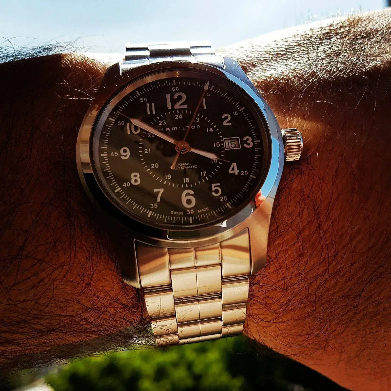 Hamilton Khaki Field Auto 42mm 100M Green Dial Cal. H10 Ref. H70605163 (2).webp
