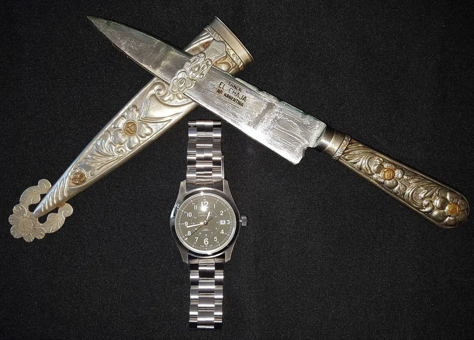 Hamilton Khaki Field Auto 42mm 100M Green Dial Cal. H10 Ref. H70605163 (2).webp