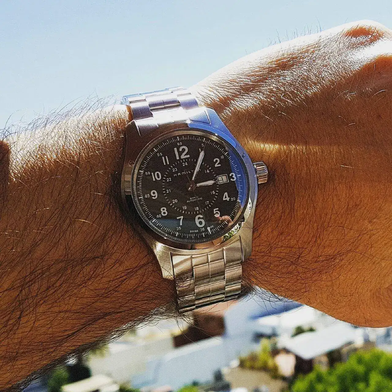 Hamilton Khaki Field Auto 42mm 100M Green Dial Cal. H10 Ref. H70605163.jpg