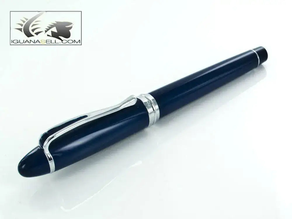 ilon-De-Luxe-Fountain-Pen-Blue-Resin-Body-B12CBM-2.webp