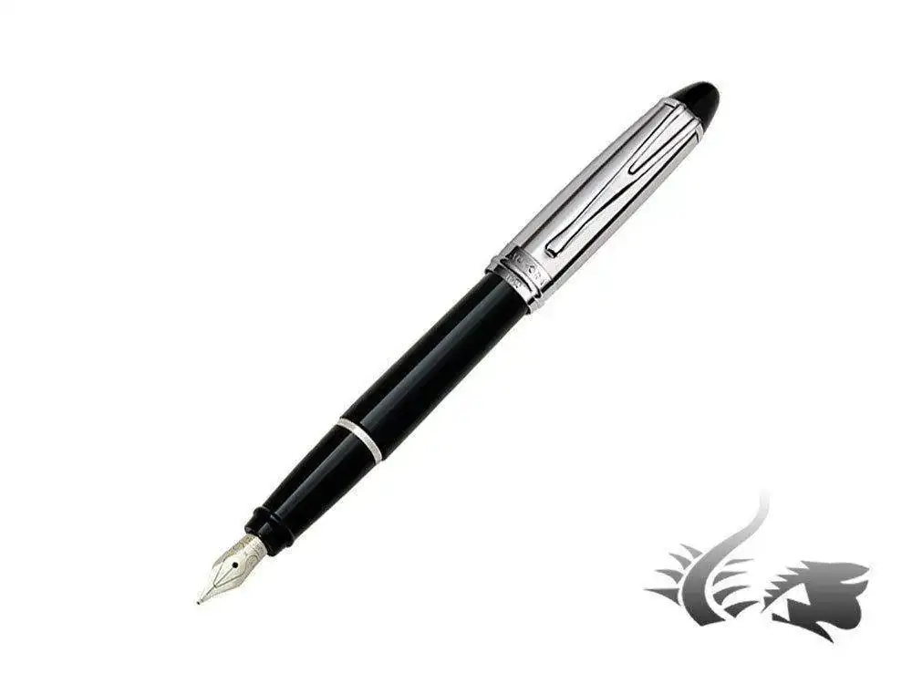 ilon-Fountain-Pen-Resin-Black-Chrome-trim-B11-AM-1.webp