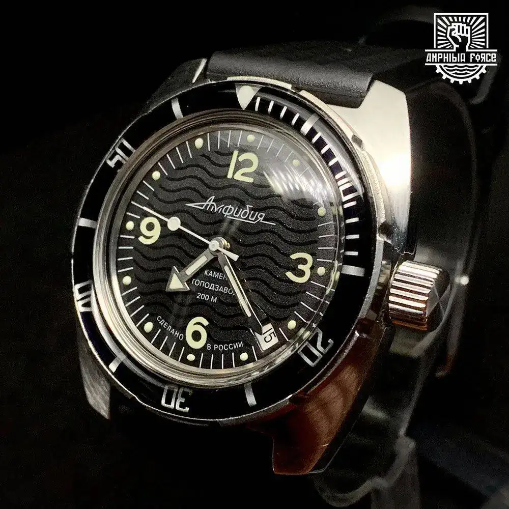 Vostok Komandirskie Classic Mens Mechanical Hand-Winding Military