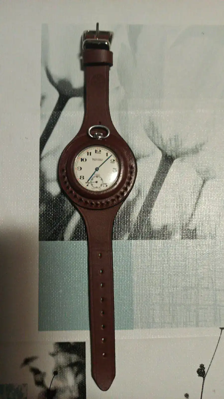 Correa de piel para reloj de bolsillo Relojes Especiales EL foro de relojes