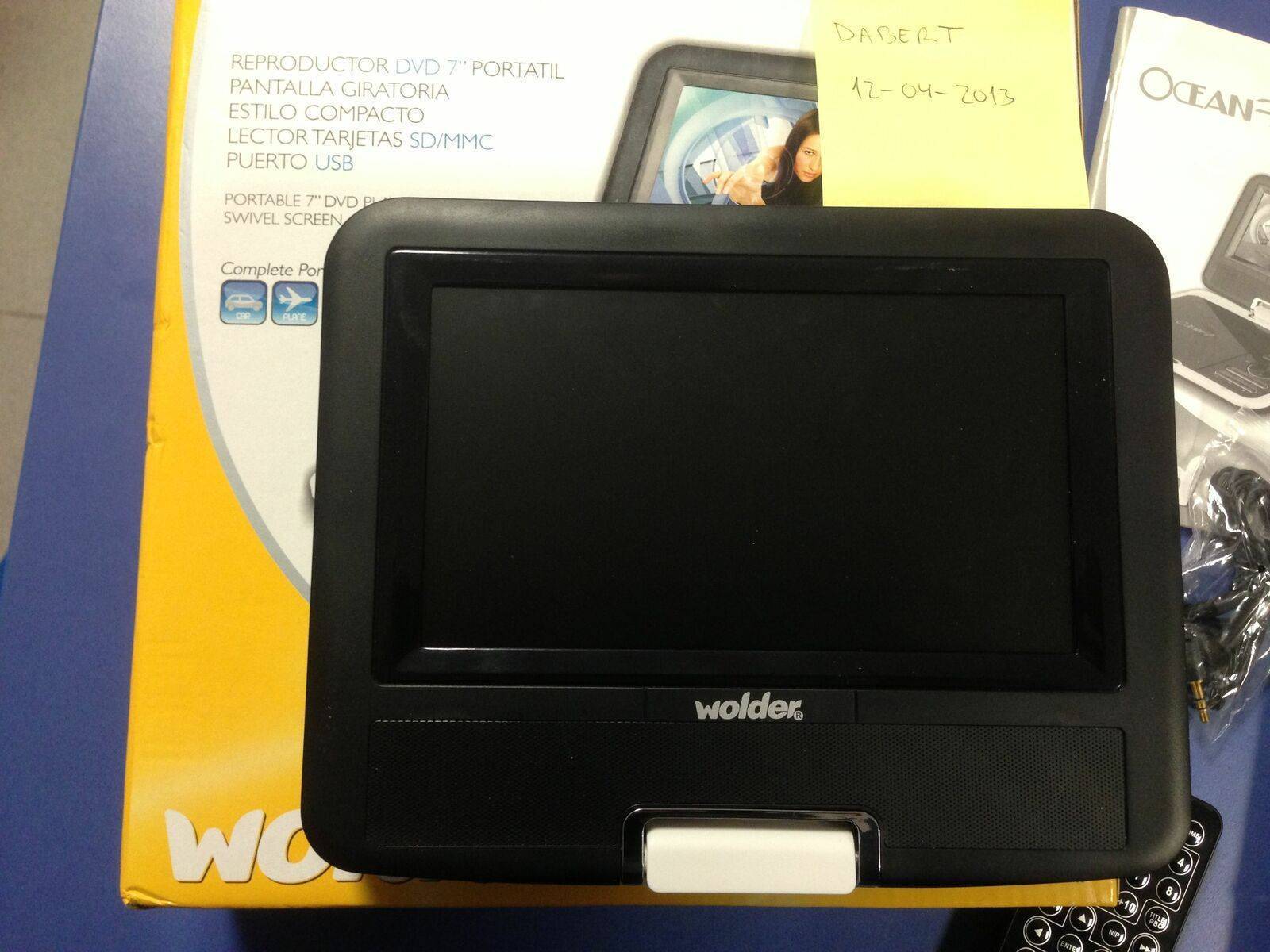 DVD Portatil con puerto usb y tarjetas SD WOLDER OCEAN 7 (Con soporte para  coche) | Relojes Especiales, EL foro de relojes