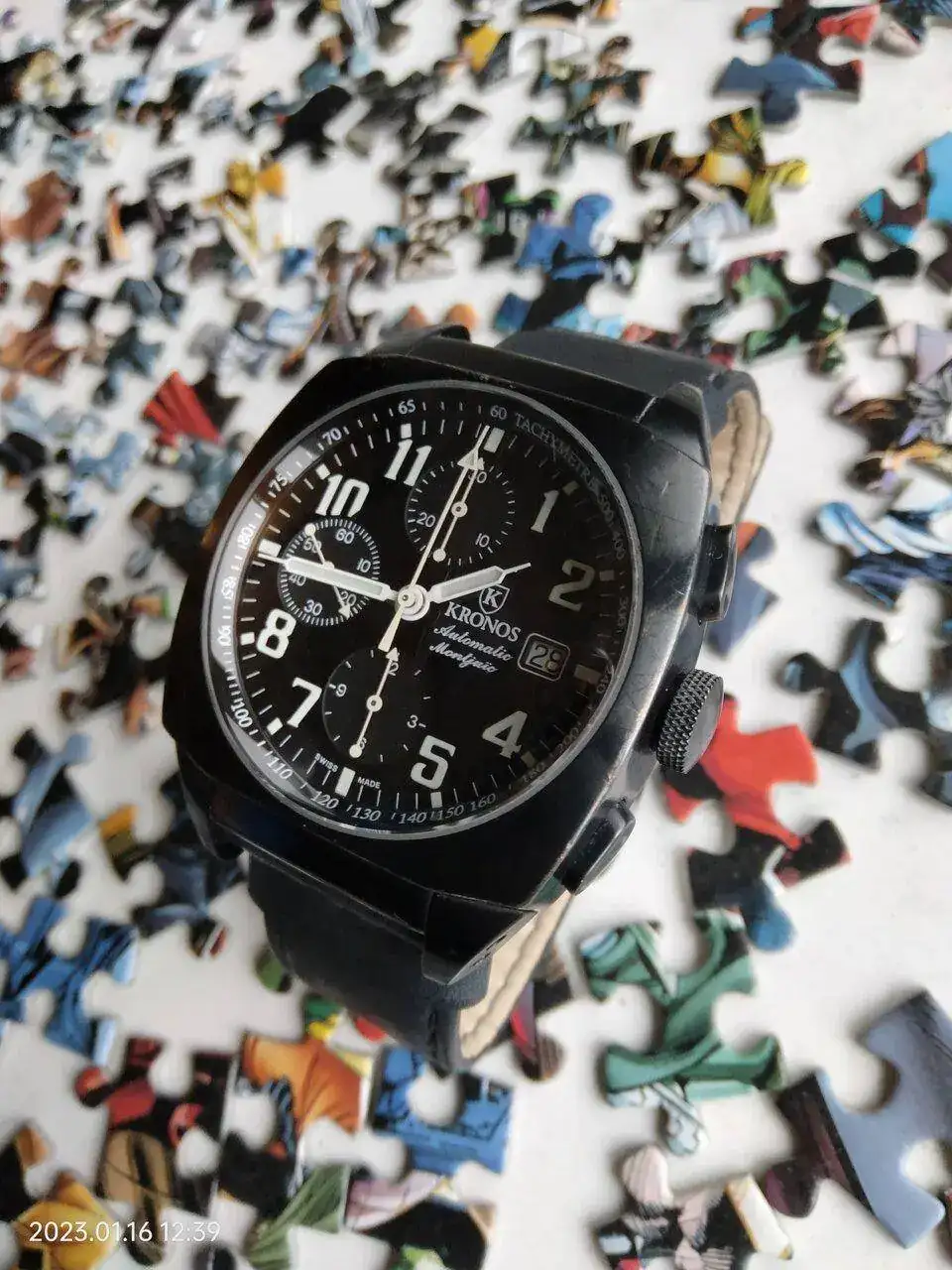 Altanus Chrono Automatique - Mouvement Valjoux 7750 - Couronne à Vis - Occasion