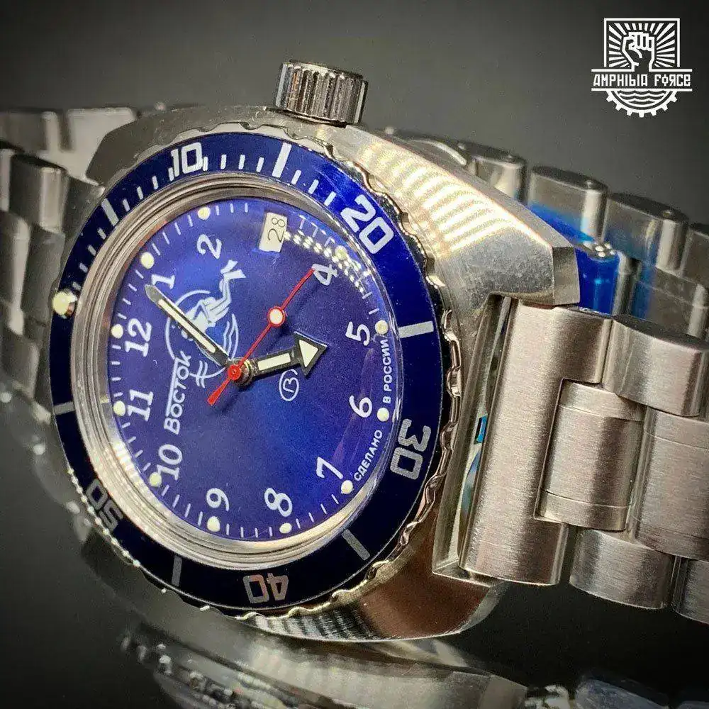 Vostok Amphibia Force 170 Pure Blue Scuba Dude Relojes Especiales EL foro de relojes