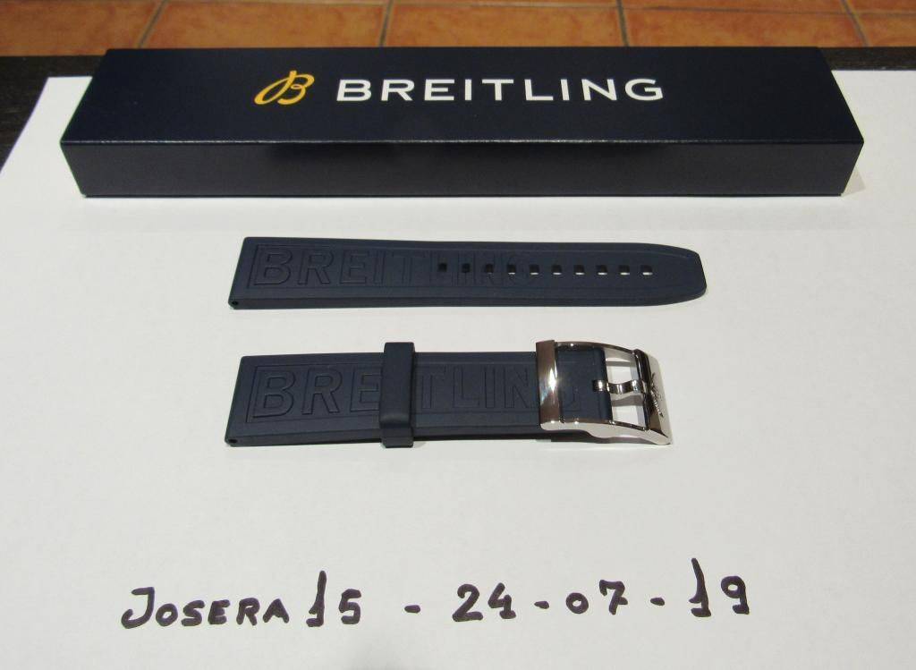 Correa caucho Breitling azul Diver Pro III 22/20 | Relojes Especiales, EL  foro de relojes