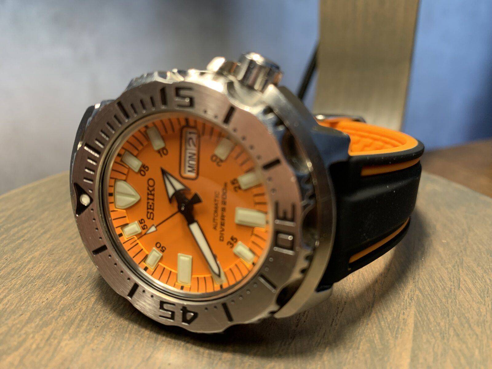 Seiko Monster Orange primera generación (año 2000) | Relojes Especiales, EL  foro de relojes