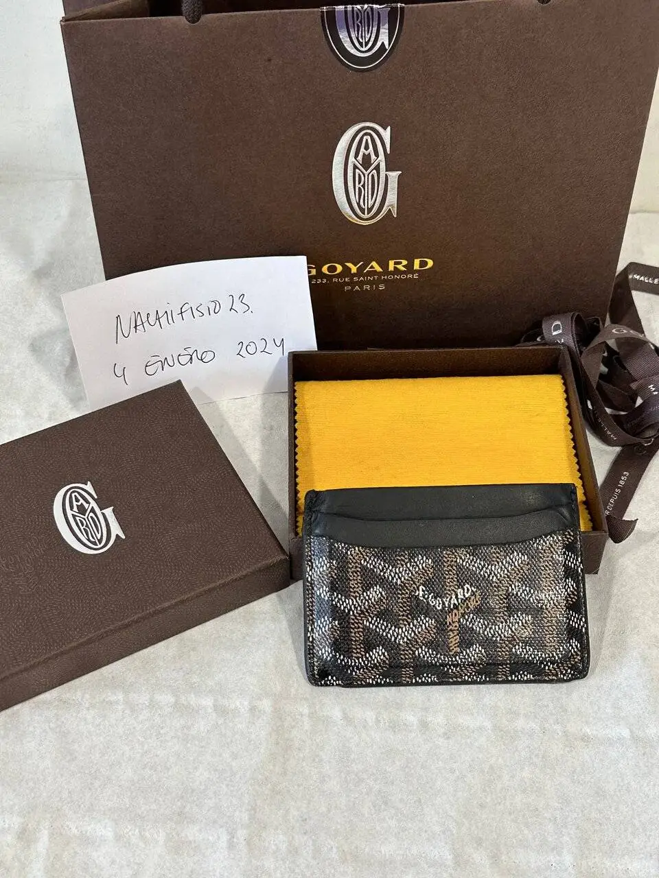 Tarjetero goyard online