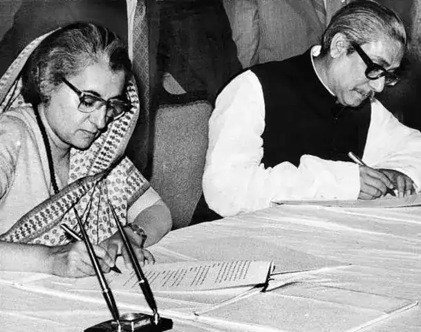 Indira Gandhi of India & Sheikh Mujib of Bangladesh.webp