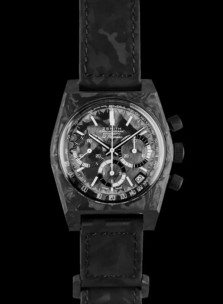 Zenith x Revolution Chronomaster Revival A3818 Cover Girl Carbon - 5