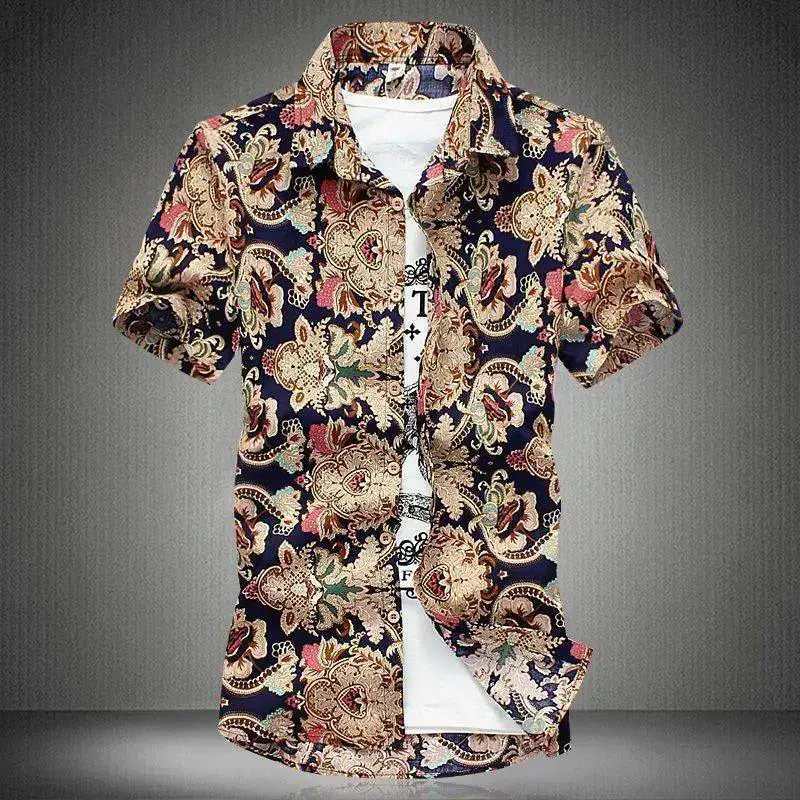 isa-hawaiana-de-la-flor-manga-corta-yardas-grandes.webp
