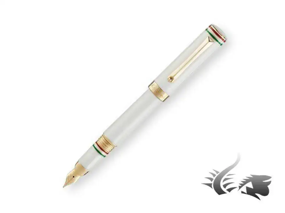 Italia-Fountain-Pen-Italia-Resin-White-Gold-trim-1.webp