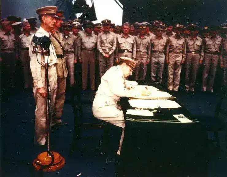Japanese-surrender-mac-arthur-color-ac04627.webp