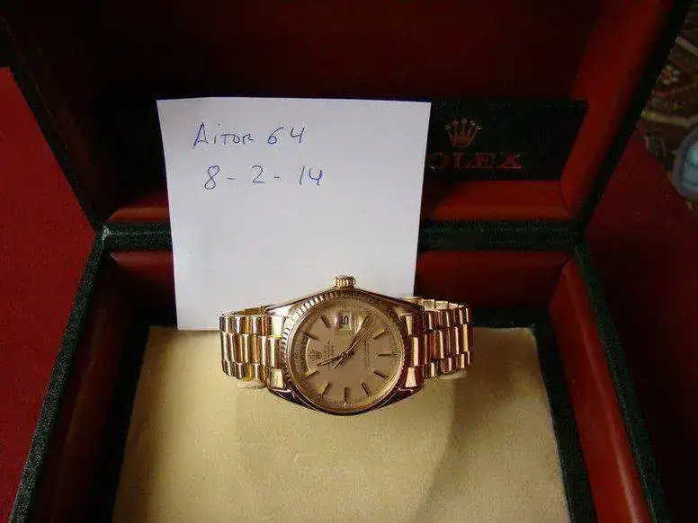 ROLEX Day Date PRESIDENT de oro