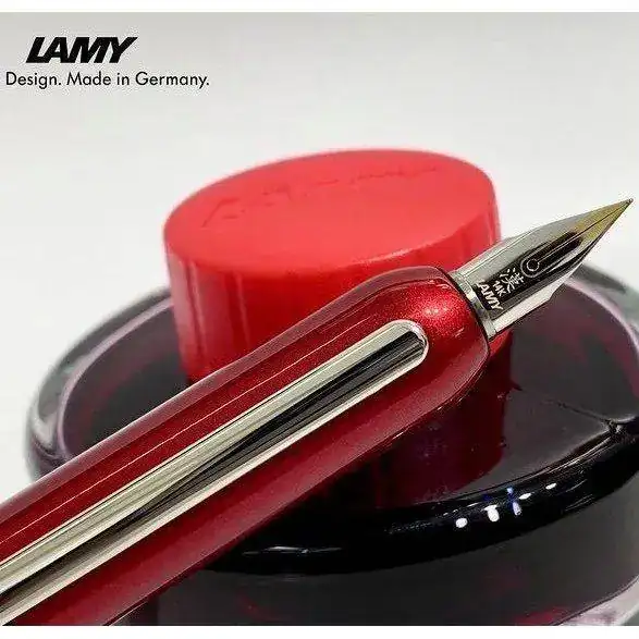 Lamy dialog3 red colour fitted with a Chinese Characters Nib XEF.webp