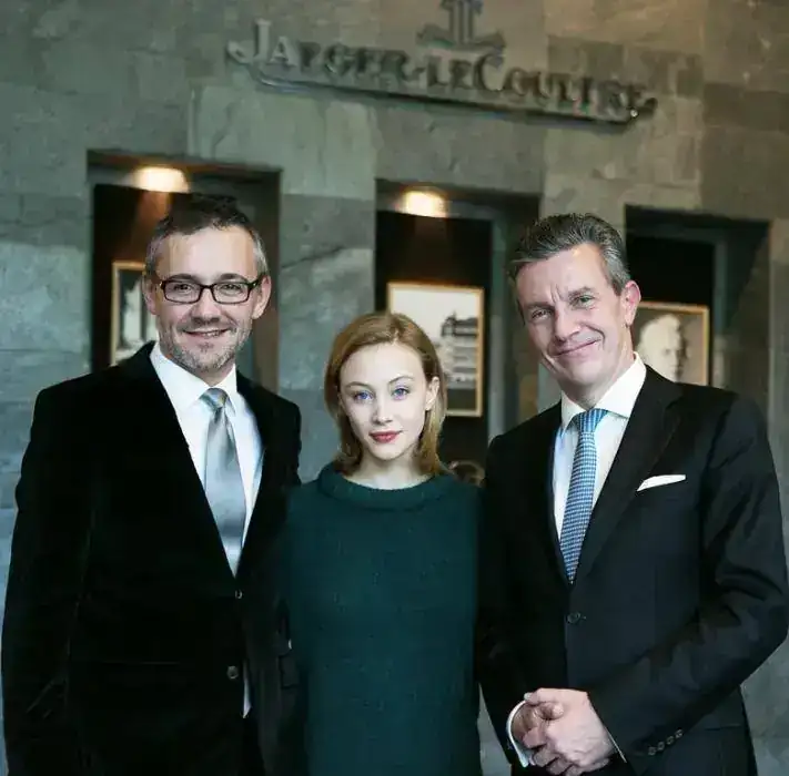 Laurent Vinay, Sarah Gadon, Daniel Riedo_Jaeger-LeCoultre @photo Johann Sauty.webp