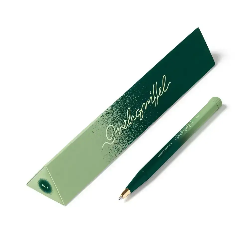 LEUCHTTURM1917-Boligrafo-0.5-DREHGRIFFEL-Nr.-1-GRADIENT-Forest-GreenSage.webp