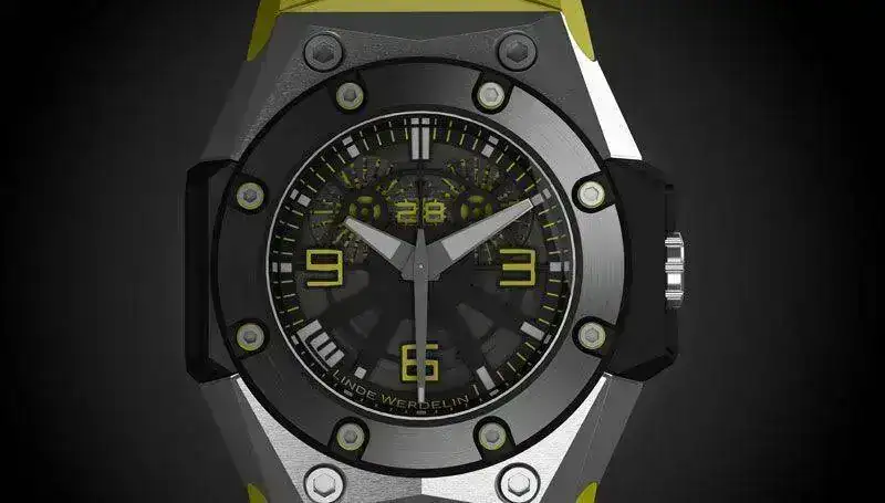 LINDE-WERDELIN-Oktopus-II-titanium-yellow-front.webp