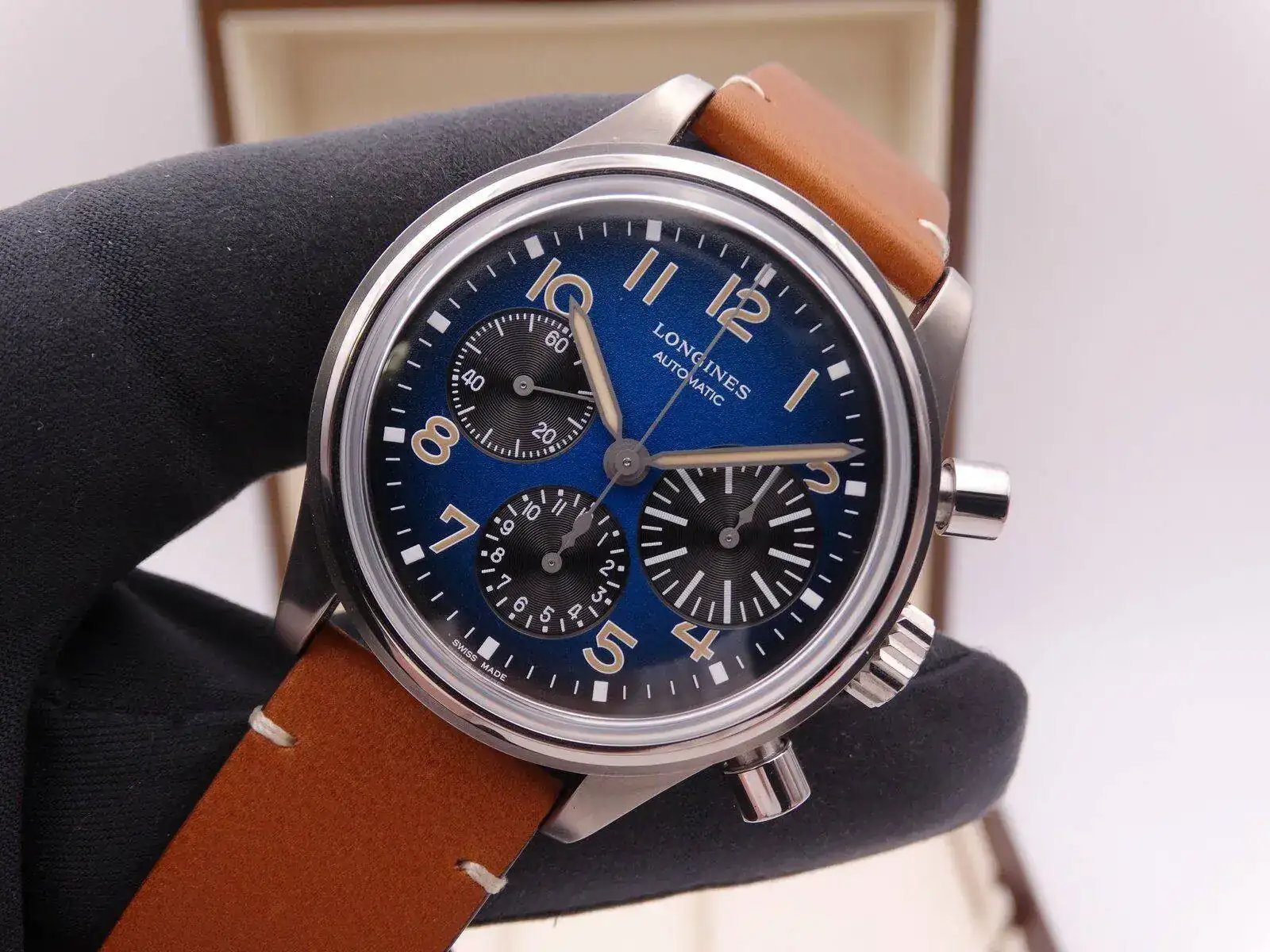 Longines Heritage Avigation BigEye Blue Chronograph 04607.webp